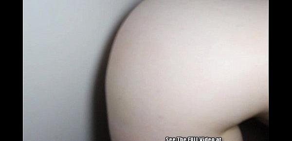  Teen redhead Kera 1st gloryhole experience